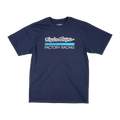 Short Sleeve Tee Troy Lee Designs Factory Racing Navy / Blue