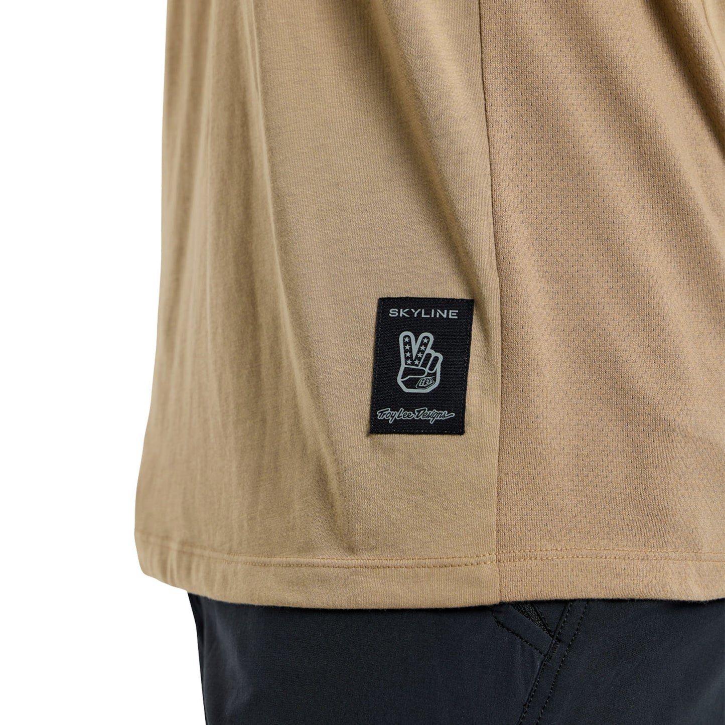 T-shirt à manches longues Skyline Ride, couleur bois brossé