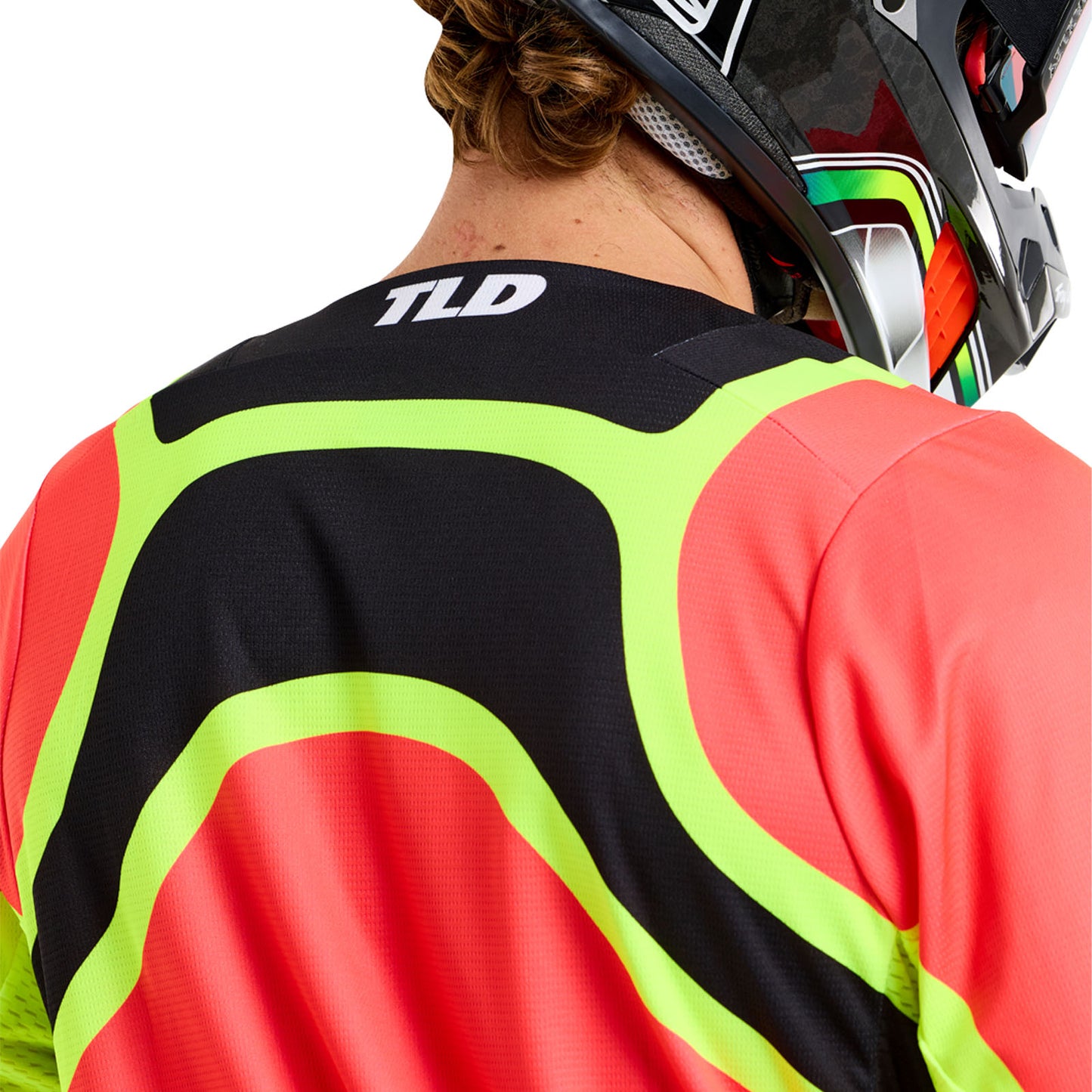 Maillot GP Pro Swerve Infra Rouge / Jaune Fluo