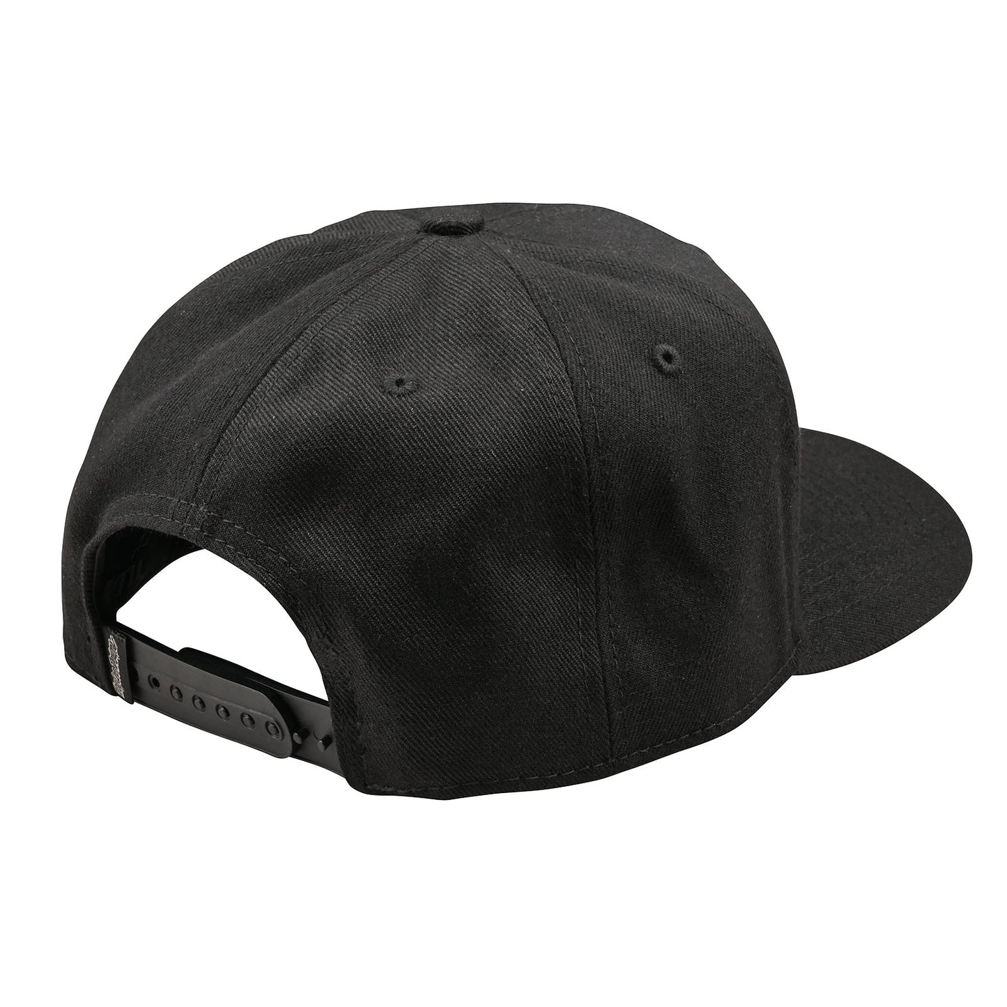 Curved Snapback Hat Badge Black