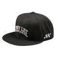 Casquette plate à visière plate noire Scholar