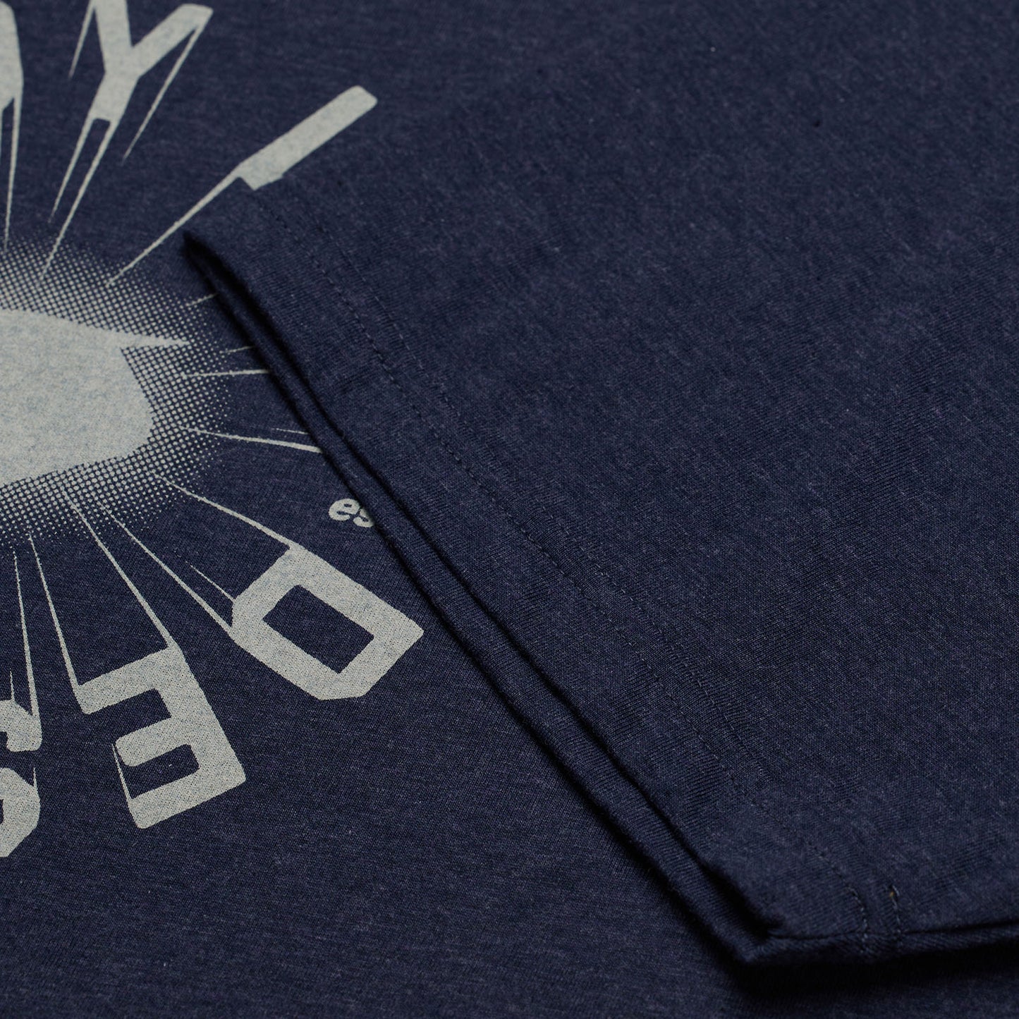 T-shirt à manches courtes Rotation Marine Gris chiné