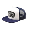 Casquette trucker Snapback Stamp Vintage Blanc/Marine