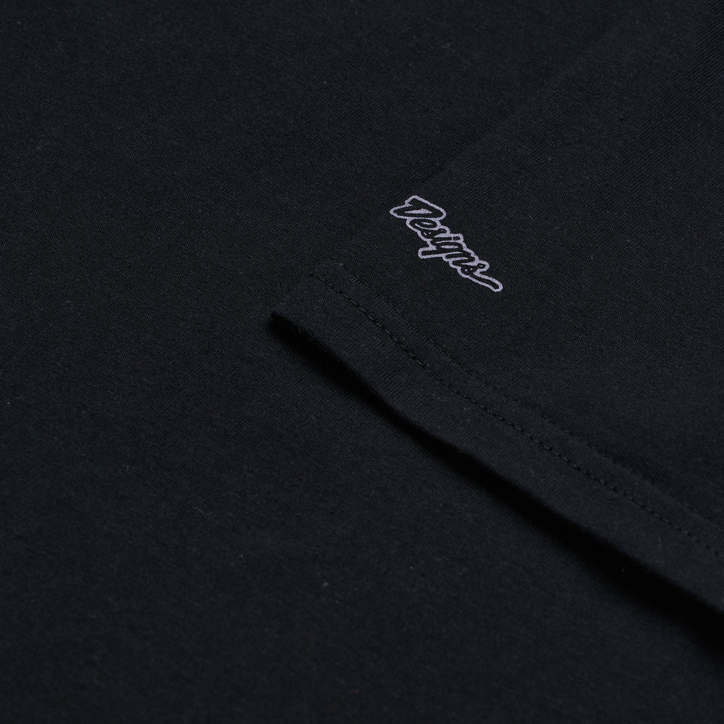 T-shirt à manches courtes pour femme Peace Out noir