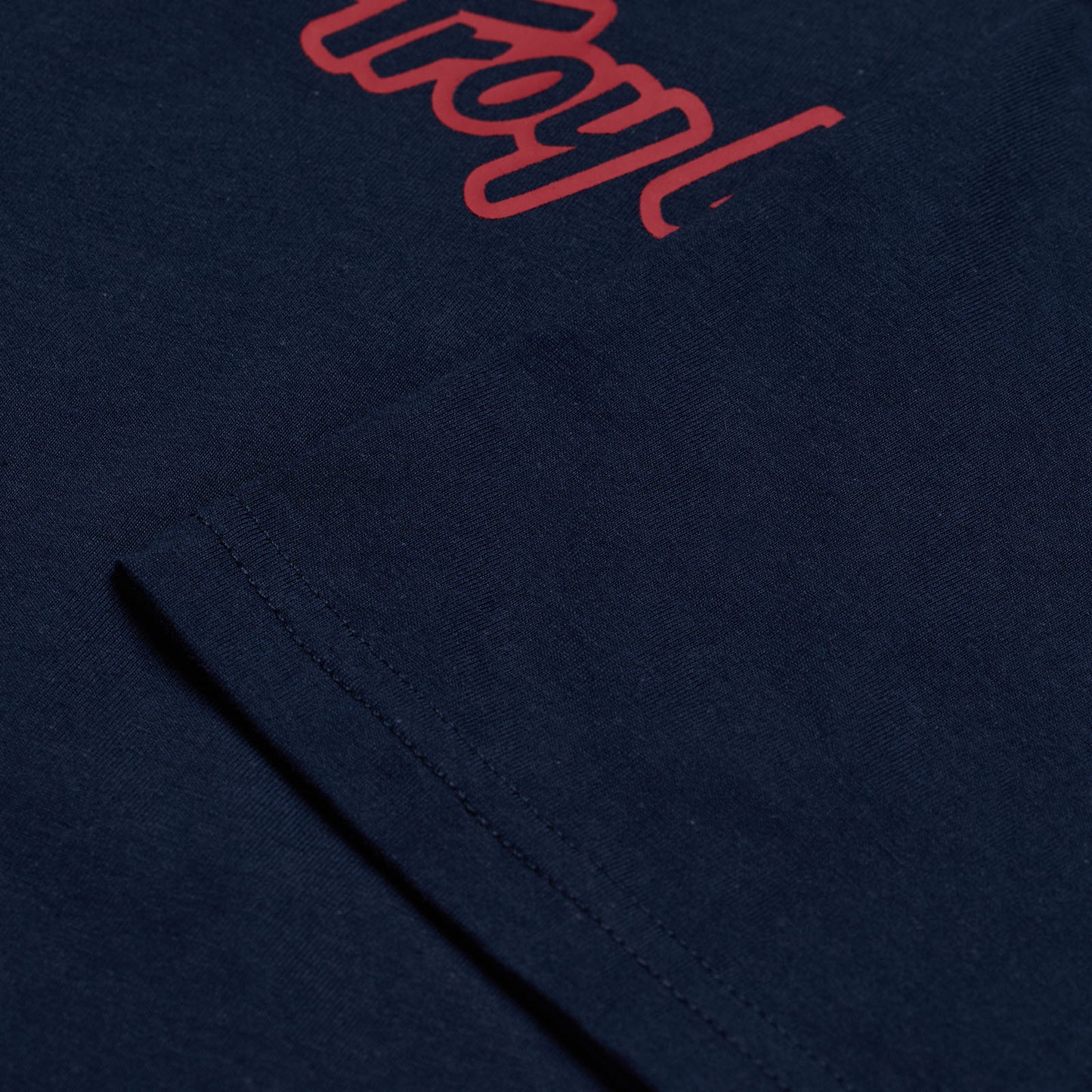 T-shirt à manches courtes pour jeunes, bleu marine signature