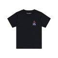 T-shirt à manches courtes pour enfant, noir flamboyant
