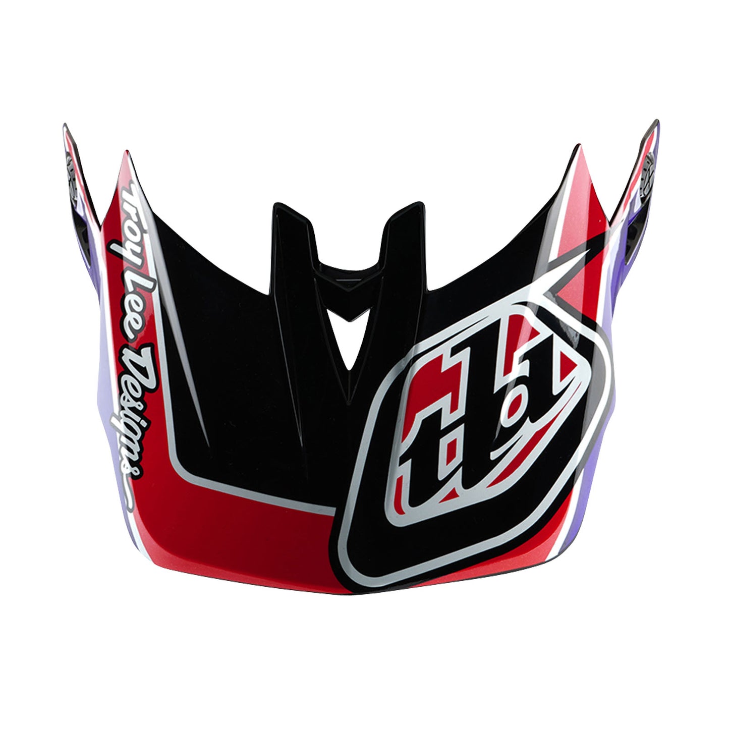 Casque D4 en polyacrylite noir linéaire