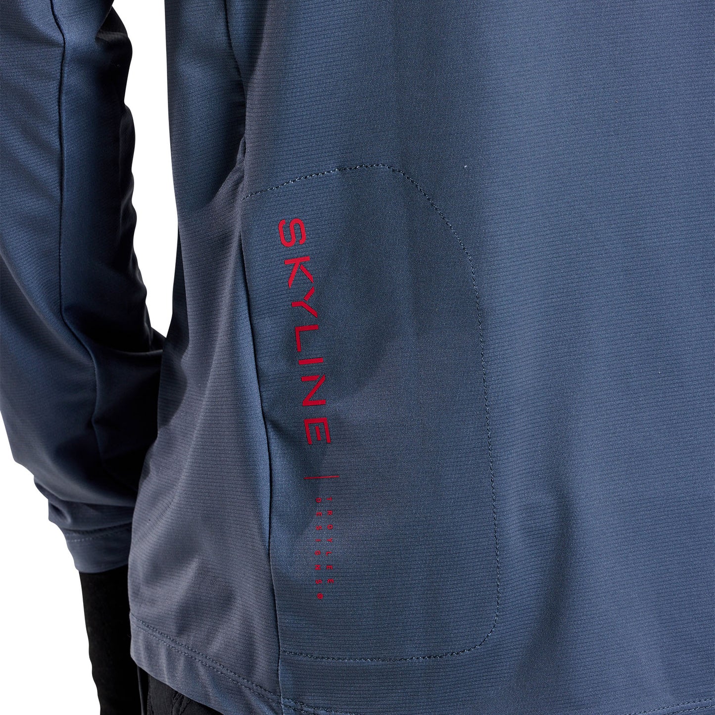 Maillot à manches longues Skyline Mono Steel Blue