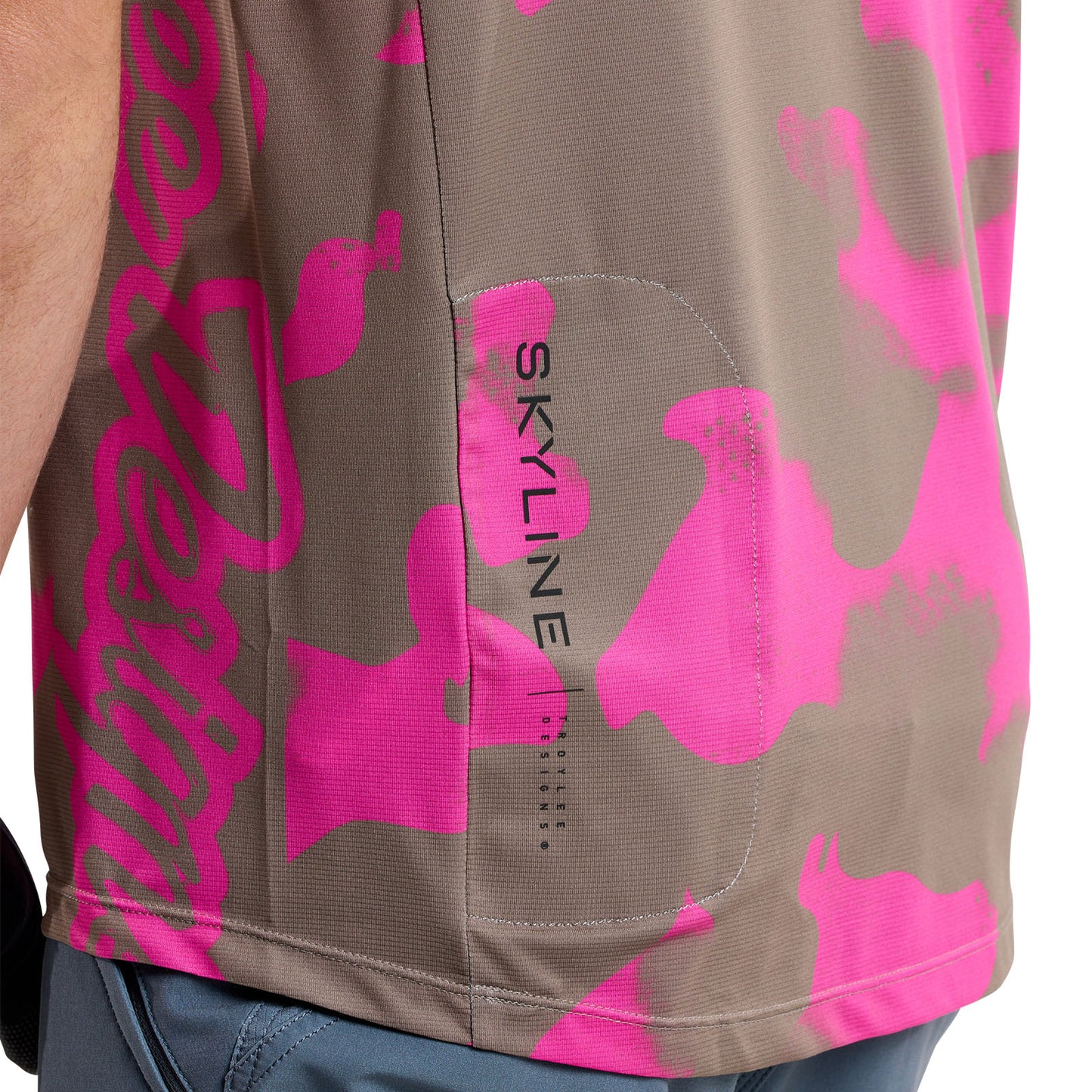 Maillot à manches courtes Skyline Scrubland Olive
