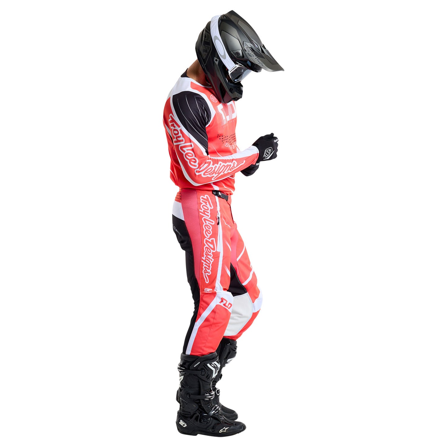 Pantalon GP Pro rouge filé
