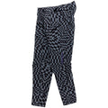 Pantalon Lilium pour femme, motif à carreaux torsadés, noir