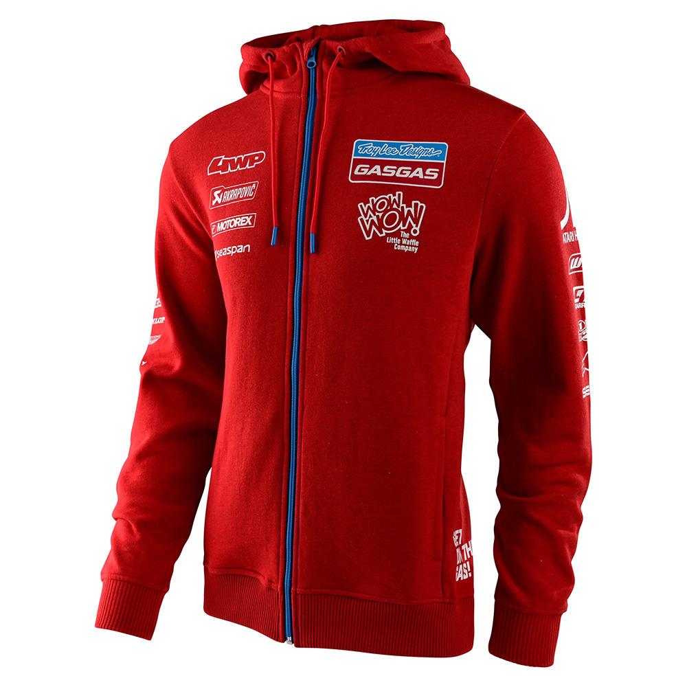 Zip Up Hoodie 2021 TLD GasGas Team Red