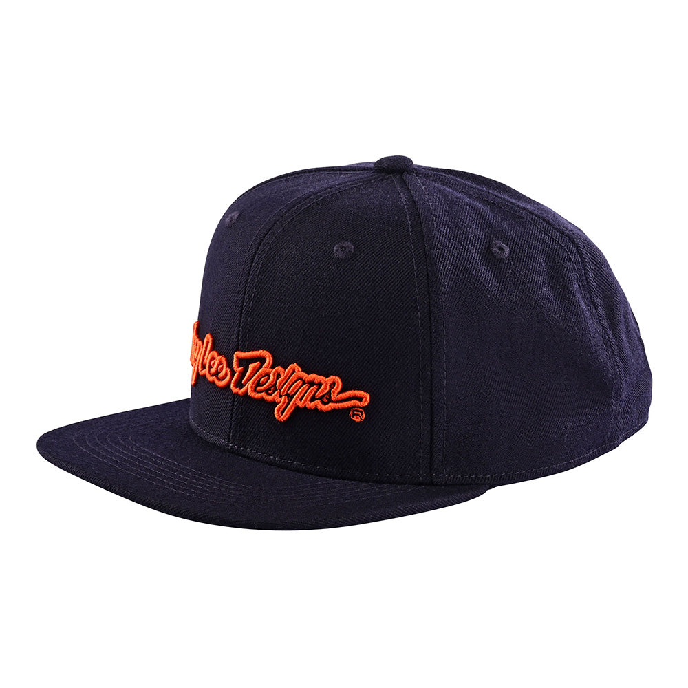 Snapback Hat Signature Navy / Orange – Troy Lee Designs Canada