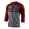 Barres de maillot Ruckus 3/4, couleur terre cuite rouge/gris chiné