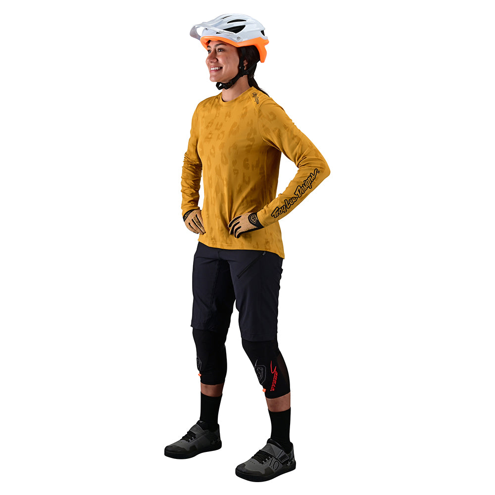 Womens Lilium LS Jersey Jacquard Honey