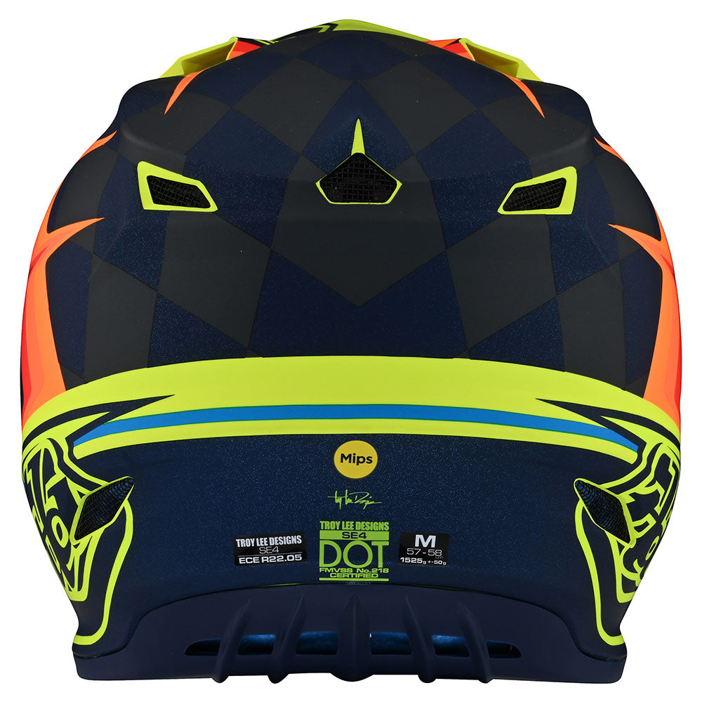 SE4 Polyacrylite Helmet Warped Yellow