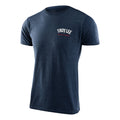 T-shirt à manches courtes Troy Lee Designs Bolt, bleu marine chiné