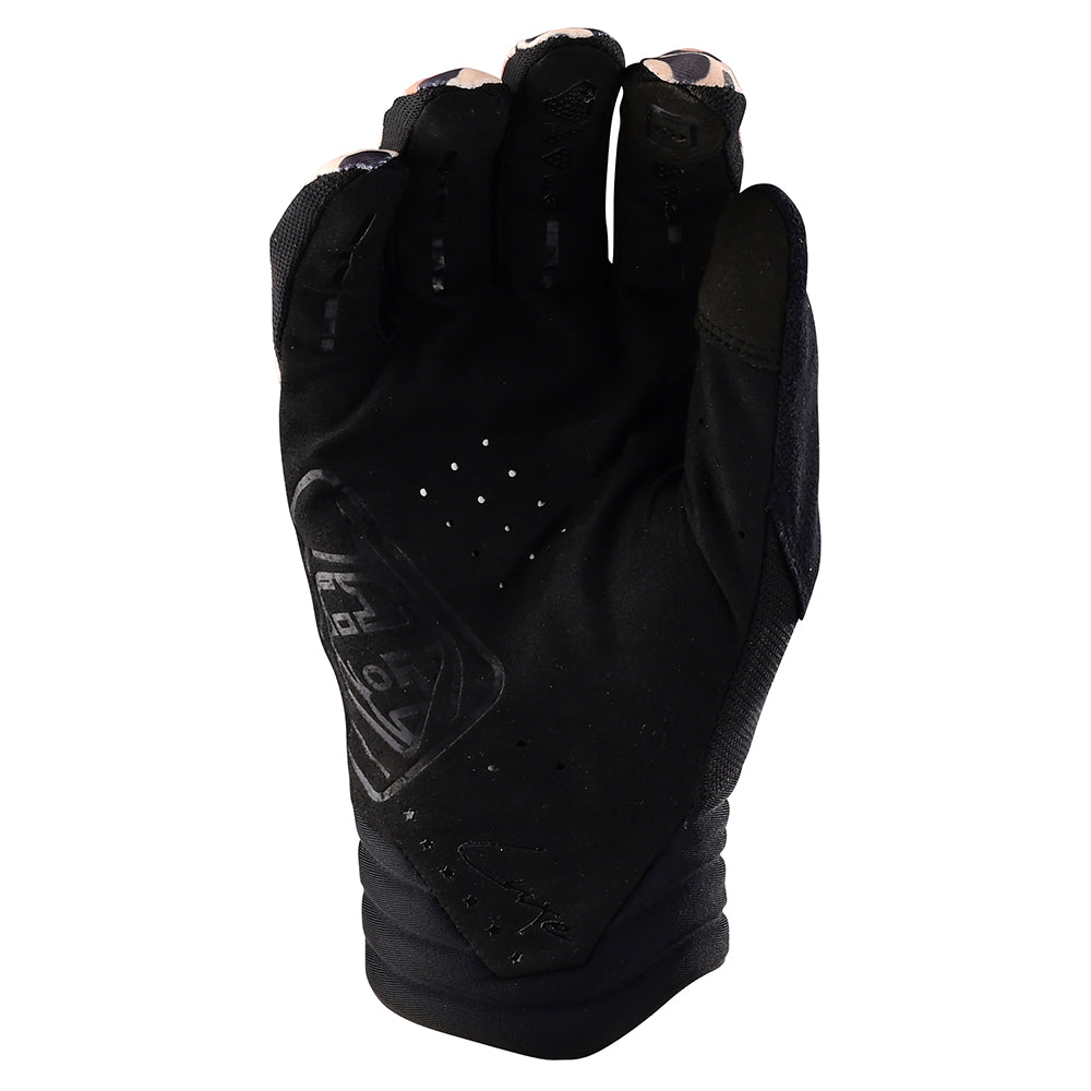 Gants de luxe pour femmes, motif léopard bronze