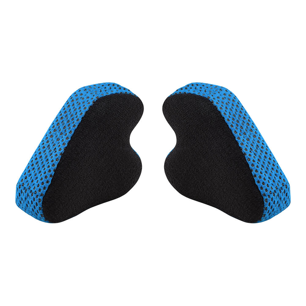 Coussinets de joue Stage bleu uni