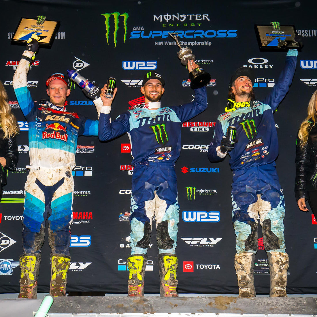 Troy Lee Designs/Red Bull/Ktm'S Shane Mcelrath On The Podium At A1 Featured Image