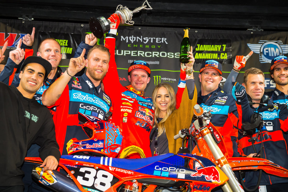 Troy Lee Designs/Red Bull/Ktm’S Mcelrath Captures Electric First Career Win At Supercross Season Opener Featured Image