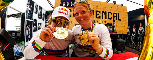 TWO RAINBOW JERSEYS FOR TROY LEE DESIGNS WOMEN AT THE 2026 UCI DOWNHILL WORLD CHAMPIONSHIPS