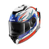 Spartan GT Carbon Full Face Helmet Flagstaff White / Red / Blue