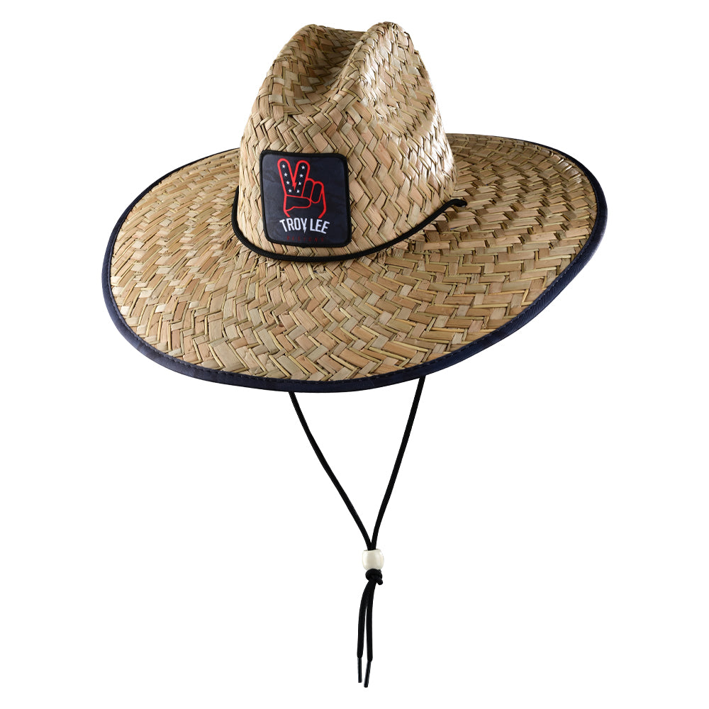 Straw Hat The Camper Black Camo