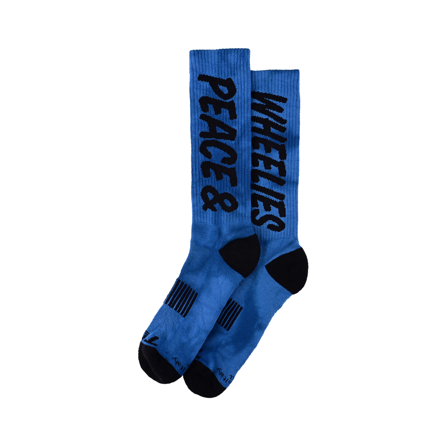 Mens Performance Socks Peace & Wheelies Cobalt