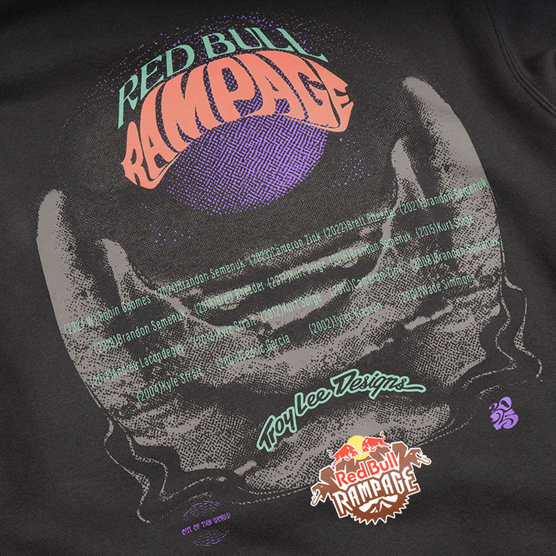 Pullover Hoodie Troy Lee Designs X Red Bull Rampage Intergalactic Coal