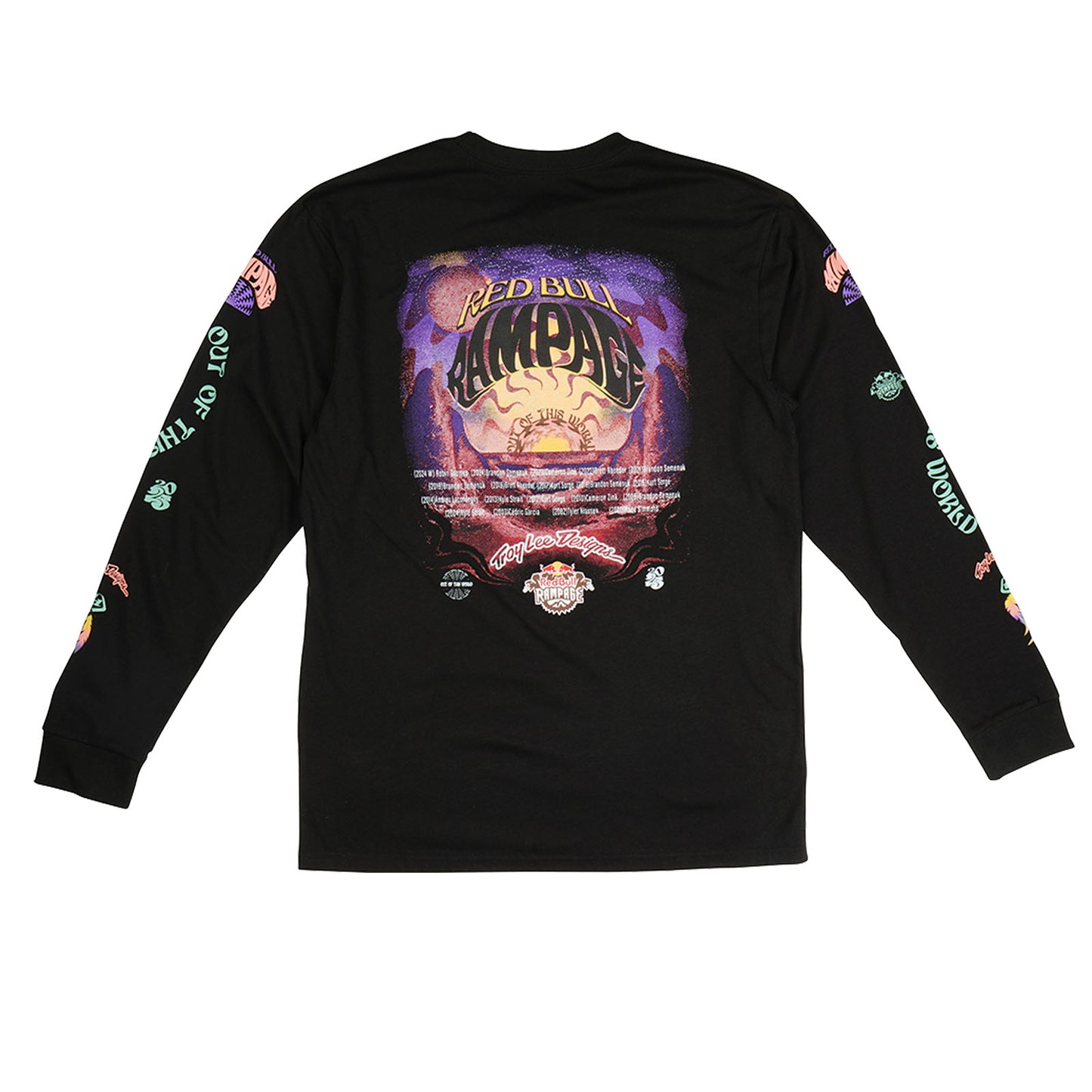 T-shirt à manches longues Troy Lee Designs X Red Bull Rampage Valley of Gods Noir