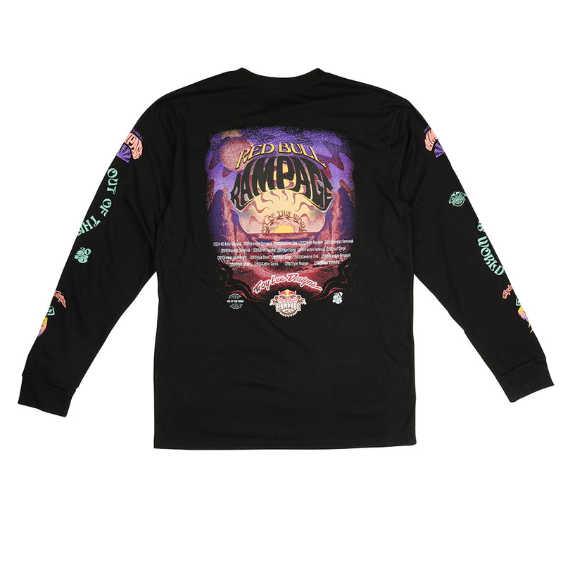 T-shirt à manches longues Troy Lee Designs X Red Bull Rampage Valley of Gods Noir