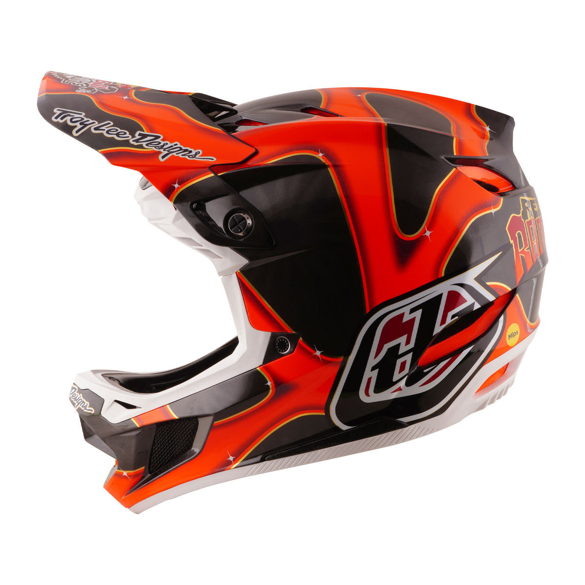 D4 Carbon Helmet Troy Lee Designs X Red Bull Rampage Dreamland Black