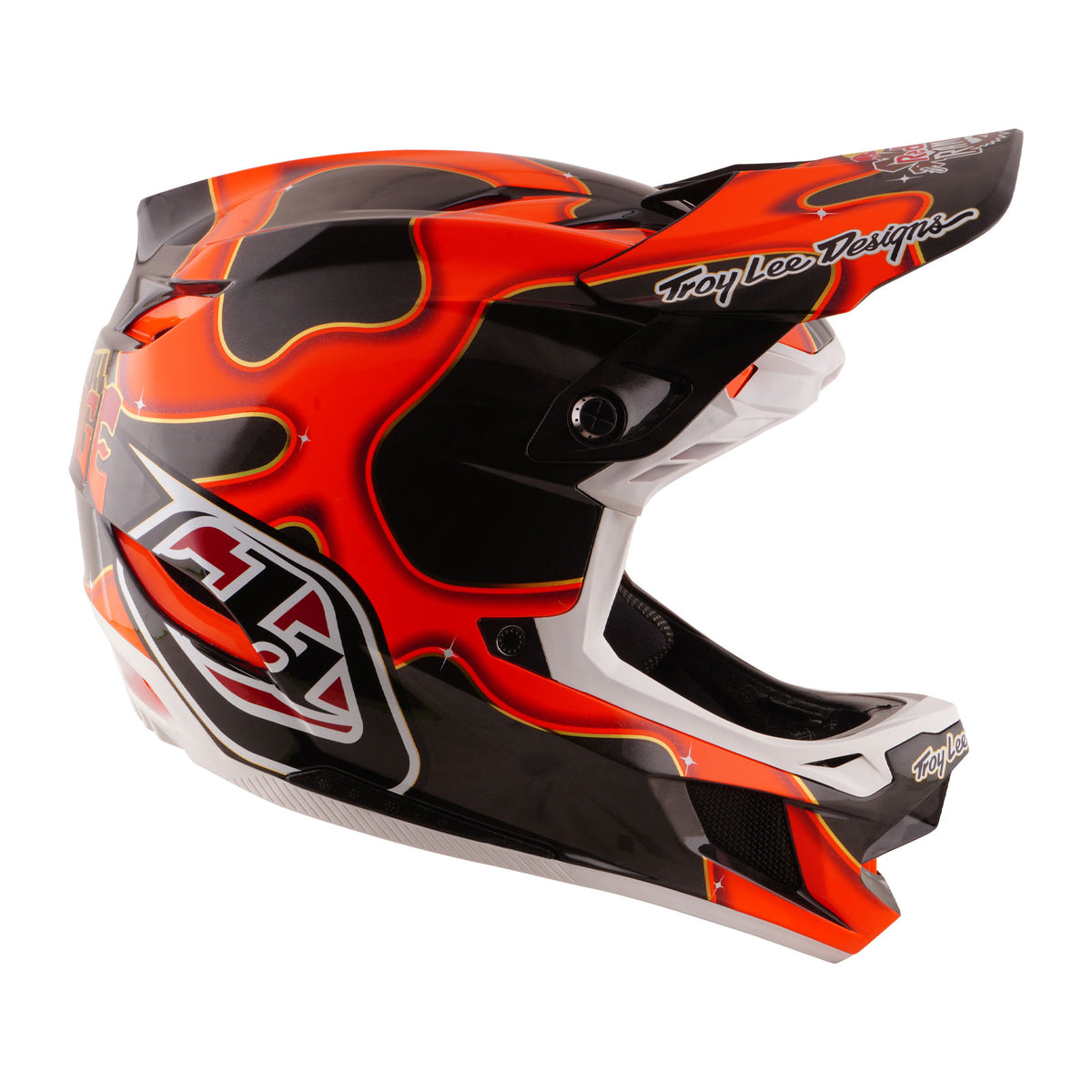 D4 Carbon Helmet Troy Lee Designs X Red Bull Rampage Dreamland Black