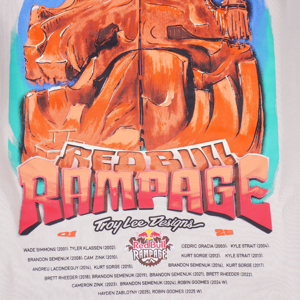 Pullover Hoodie Troy Lee Designs X Red Bull Rampage Dreamland Bone