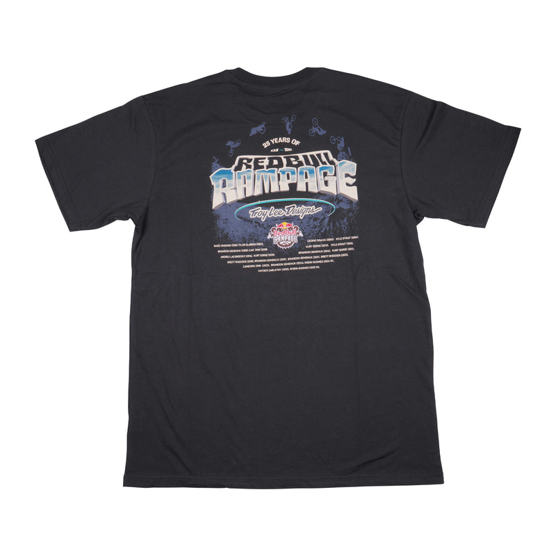 Short Sleeve Tee Troy Lee Designs X Red Bull Rampage Canyon Gap Carbon