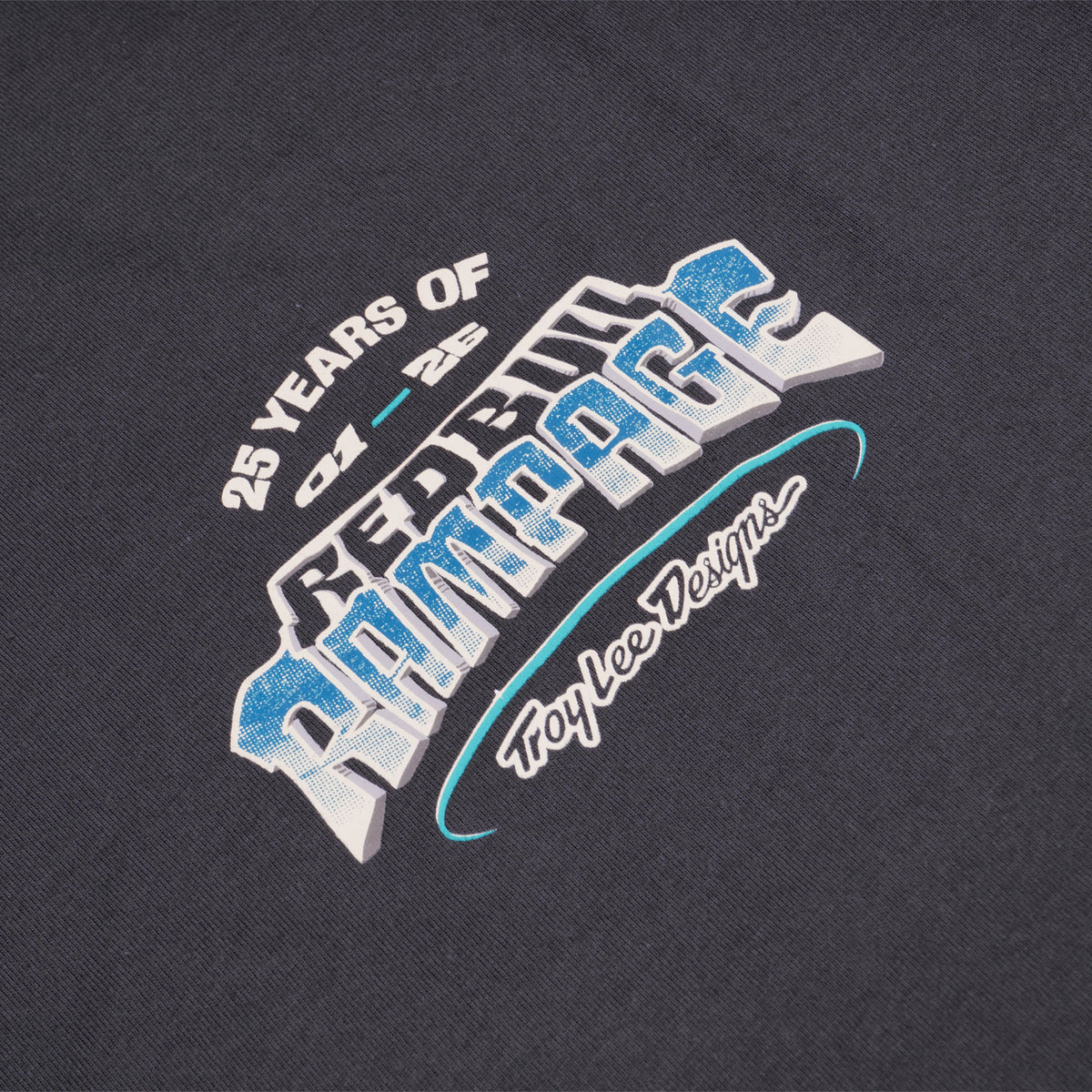 Short Sleeve Tee Troy Lee Designs X Red Bull Rampage Canyon Gap Carbon