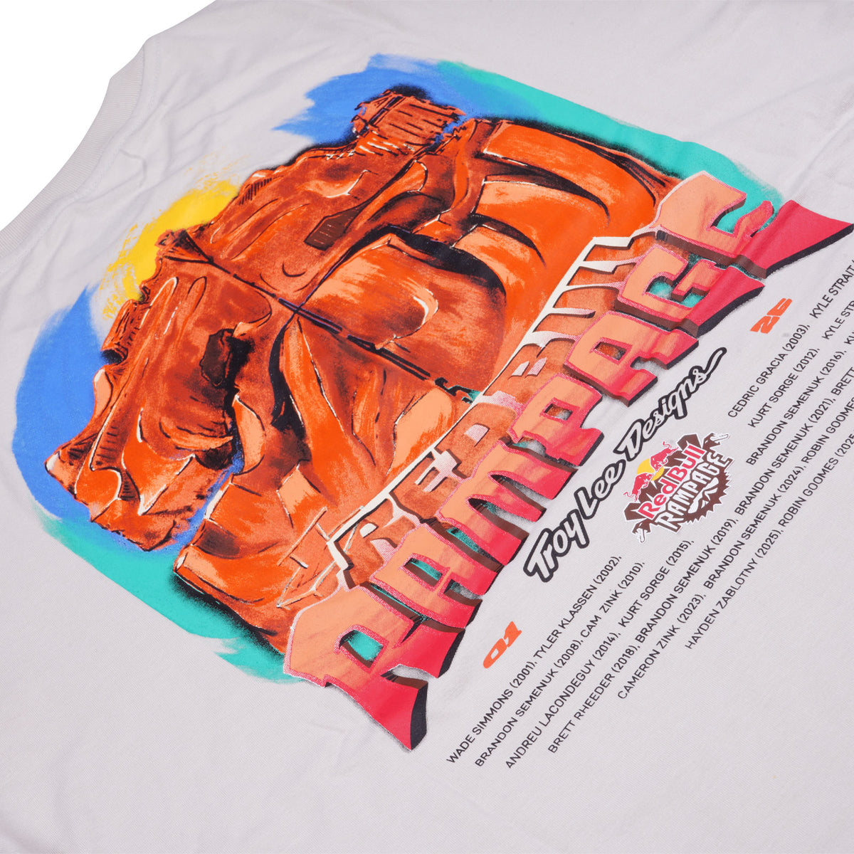 Short Sleeve Tee Troy Lee Designs X Red Bull Rampage Dreamland Bone