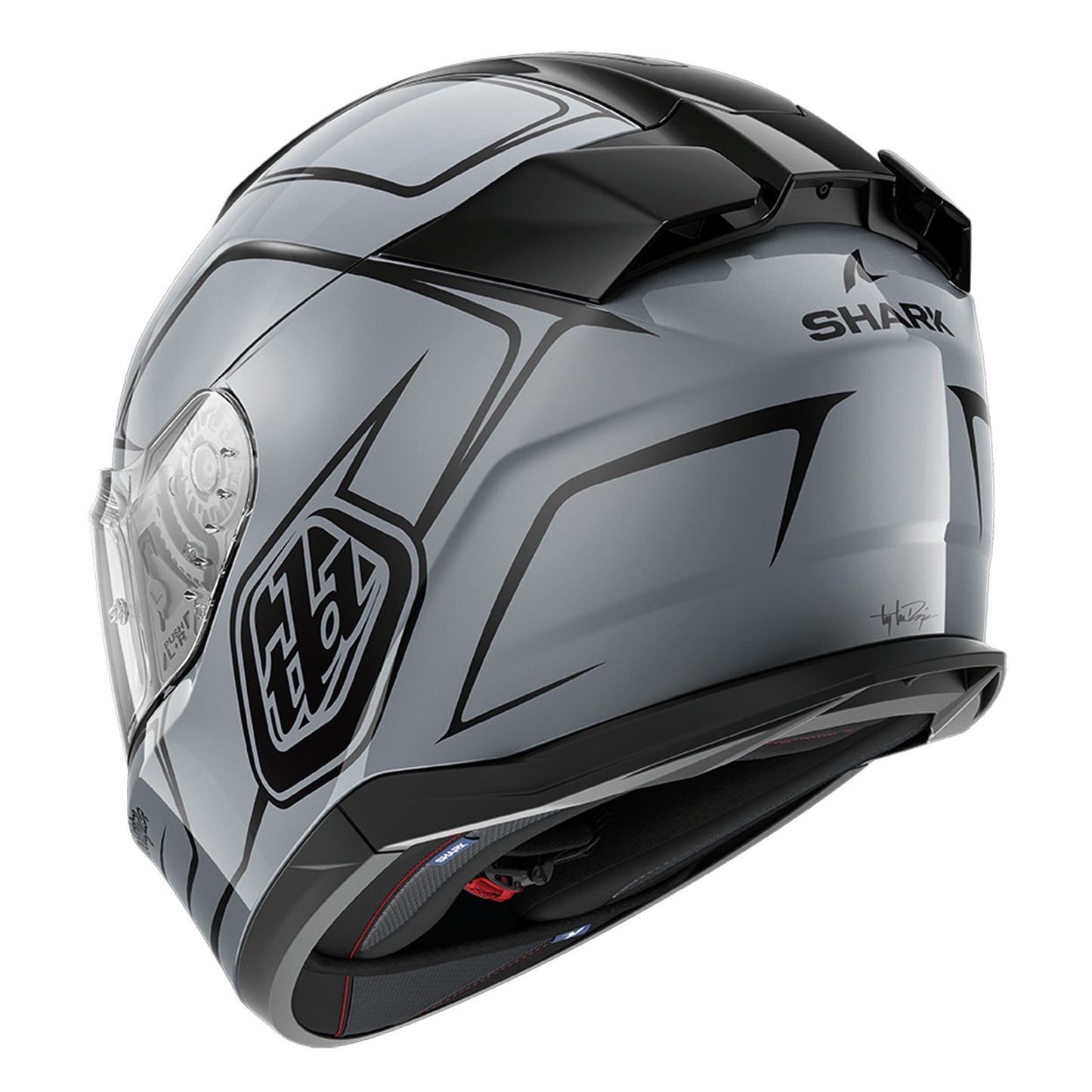 D-Skwal 3 Helmet Dot Drone Silver / Black / Silver