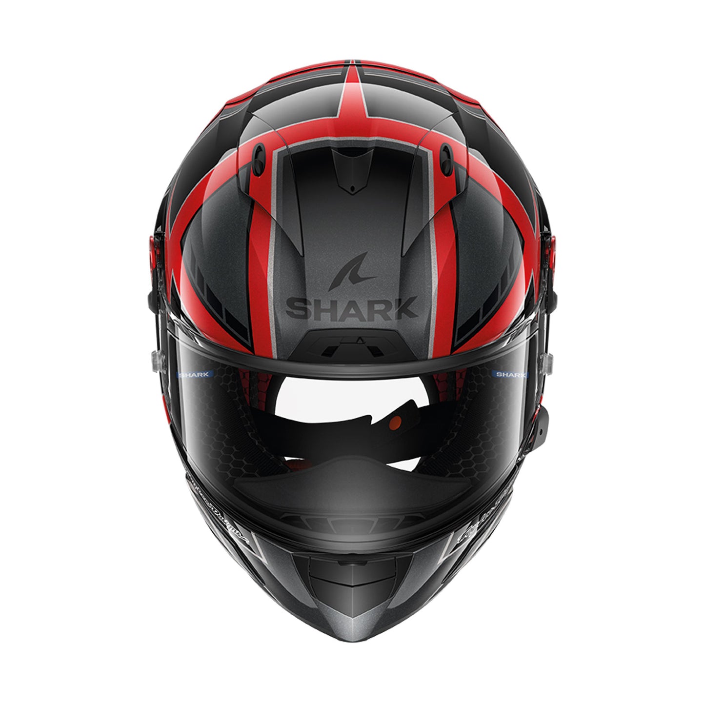 Race-R Pro D Carbon Full Face Helmet Dot/2205 Cam Petersen Black / Anthracite / Red