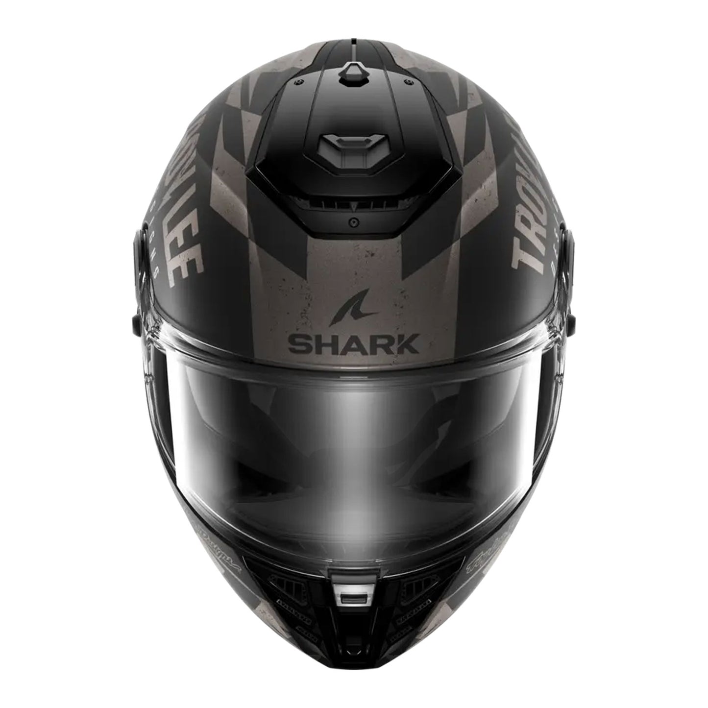 Spartan RS Full Face Helmet Raceshop Matte Black Anthracite Silver