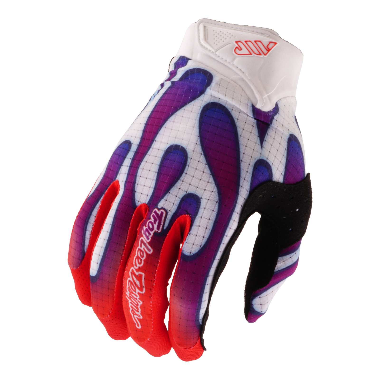Youth Air Glove Overspray White / Violet