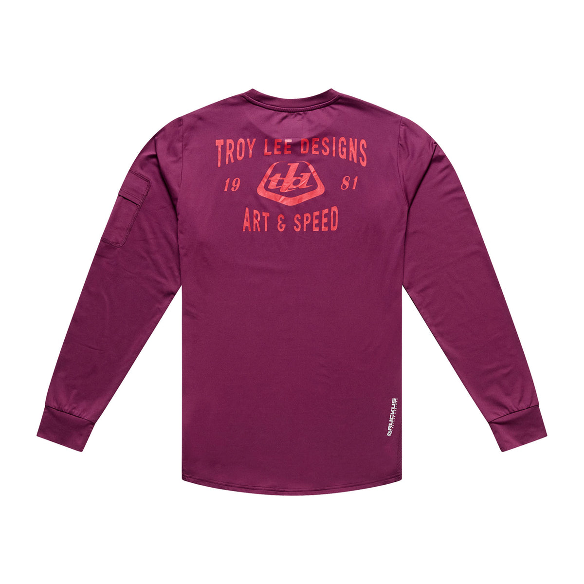 Ruckus Ride LS Tee Lockdown Sangria