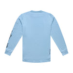 Ruckus Ride LS Tee Waves Dawn Blue