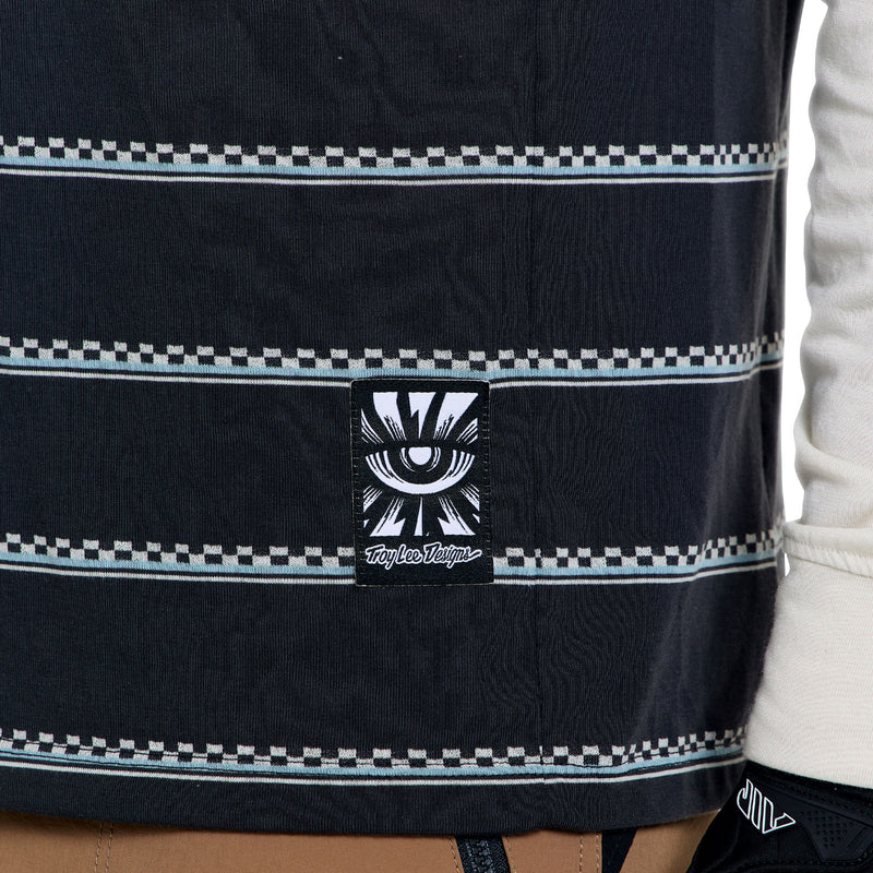 Skyline Fakie Ride LS Tee Stripe Carbon