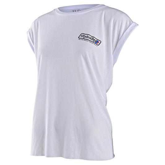 Womens Short Sleeve Go Faster White