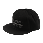Flat Bill Snapback Troy Lee Designs Factory Racing Black / Gray