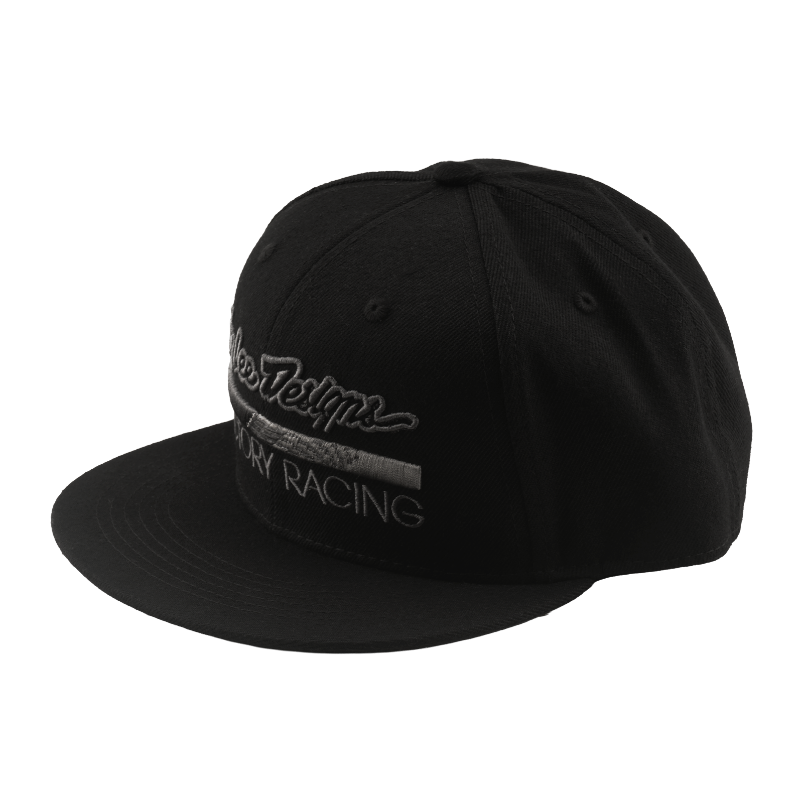 Flat Bill Snapback Troy Lee Designs Factory Racing Black / Gray