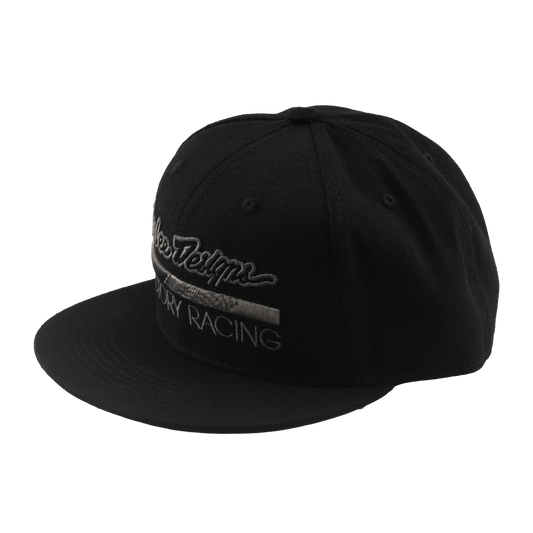 Flat Bill Snapback Troy Lee Designs Factory Racing Black / Gray