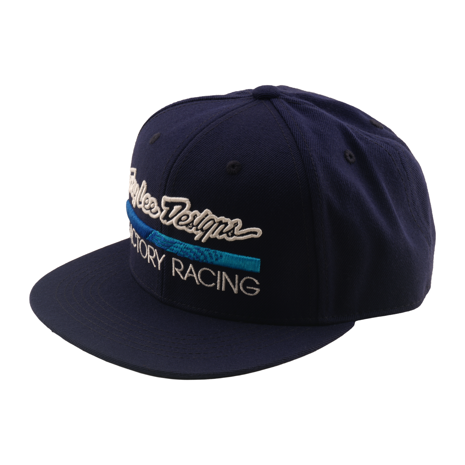 Flat Bill Snapback Troy Lee Designs Factory Racing Navy / Blue